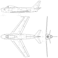 노스아메리칸 F-86A 세이버 (North American F-86A Sabre)