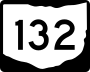 State Route 132 marker