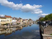 La Somme ad Amiens: il lungofiume Bélu