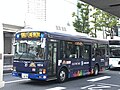 川崎病院線用のEVバス(1H514号車) いすゞ・エルガミオ SDG-LR290J1改､2015年式