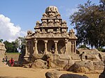 A Hindu temple in stone