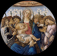 Madonna with Lilies and Eight Angels, c. 1478