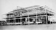 The Imperial Hotel under construction, c.1925