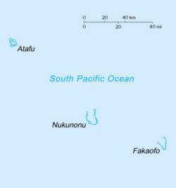Location of Tokelau