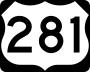 Alternate U.S. Highway 281 marker