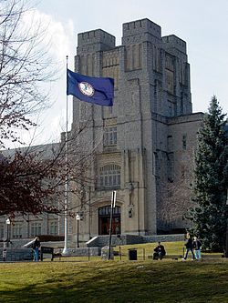 Burruss Hall at Virginia Tech