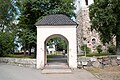 L'entrée de l'église.