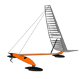 Vestas Sailrocket, the fastest wind-powered watercraft