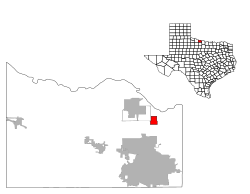 Location of Cashion Community, Texas