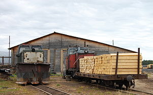 Locomotives TU6A – № 0726 (Snowplow) and 3080