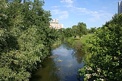 Река Городня в районе Братеево