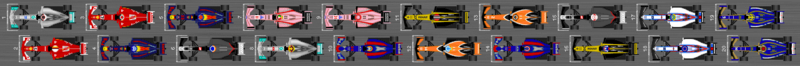 Schéma de la grille de départ du Grand Prix d'Autriche 2017