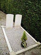 Carré militaire, dans le cimetière.