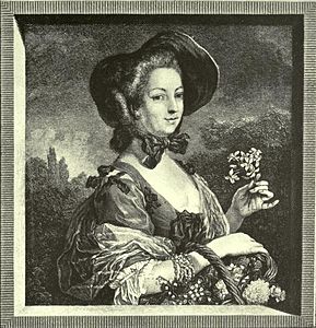 La Belle Jardinière (Madame de Pompadour), d'après Charles-André van Loo