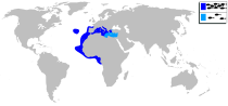 Distribución del reyezuelo