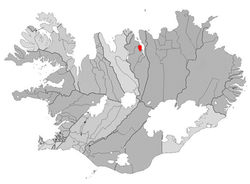 Location of the former Municipality of Arnarneshreppur