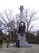 The Battle of Nashville Monument is now located at the intersection of Granny White Pike and Clifton Lane