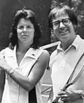 Billie Jean King and Bobby Riggs