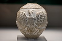 Mace head with the eagle of Lagash, dedicated to the life of Enannatum, possibly Enannatum II.[7]