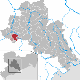 Burgstädt i distriktet Mittelsachsen