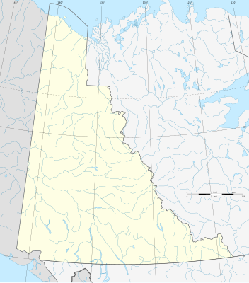 Location map Canada Yukon