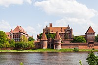 Malbork Castle in Poland (13th century)