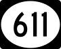 Mississippi Highway 611 marker