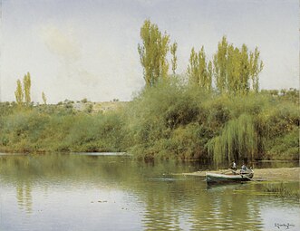 Bank of the Guadaira with Boat, c. 1890