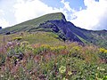 The summit from the east