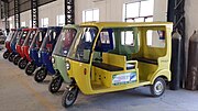 FRP,GEM e-rickshaw Χαρυάνα της Ινδίας