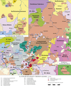 Localização de Hesse-Kassel