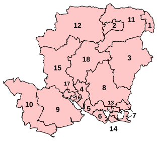Proposed Revised constituencies in Hampshire
