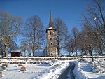 Hovsta kyrka, vy från väster.