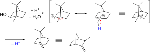 Isoborneol Camphene Conversion