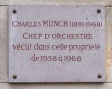 photo : plaque commémorative