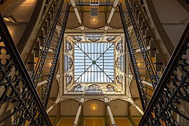 Intérieur du manoir Colombi à Fribourg-en-Brisgau. Mars 2019.