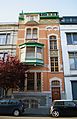 Maison personnelle et atelier du peintre Lemmers, à Ixelles (Art nouveau, Gabriel Charles)