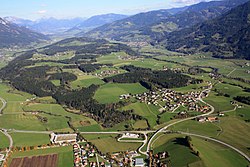 Aerial view of Mitterberg