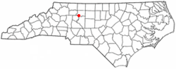 Location of Clemmons, North Carolina