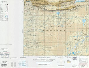 Map including Payzawat (labeled as CH'IEH-SHIH) (DMA, 1974)