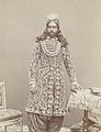 Nawab Muhammad of Bahawalpur (1868-1900) wearing a loose Bahawalpuri shalwar
