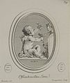 Offering to the God Terme (or Terminus); engraved print by Madame de Pompadour of a drawing by Boucher, after an engraved gemstone by Guay c. 1755.