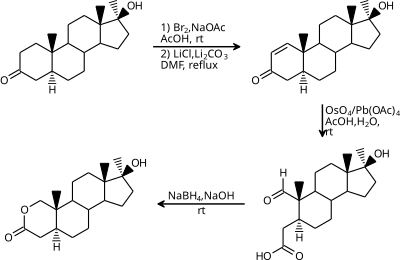 Oxandrolone Synthesis