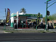 The Copeland & Trachet Service Station, now Granpa Sal's Tires, was built in 1925 and is located at 1702 W. Van Buren Rd. It was listed in the National Register of Historic Places on September 4, 1985, reference: #85002054.