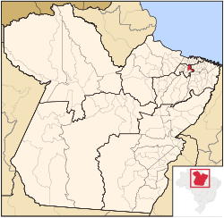 Location of Castanhal in the State of Pará