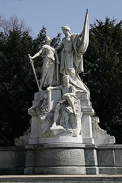 Le monument de la République à Neuchâtel