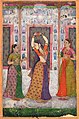 Princess with confidantes. Deccan, 1675. Salar Jung Museum