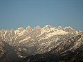 Monte Resegone in un'immagine invernale dal versante di Lecco.