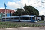 typische Straßenbahn