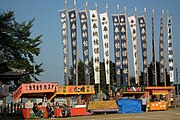 秋祭りの境内（2011年10月9日）